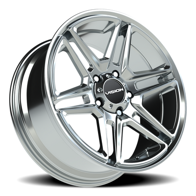 Vision Wheel 5x139.7 Chrome Wedge Wheel Rim
