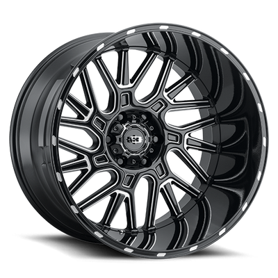 Vision Wheel 8-170 GBLK Brawl - 8x170mm Gloss Black Automotive Wheel