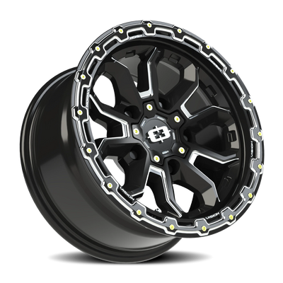 Vision Wheel 5x4.5 Gloss Black KORUPT Automotive Wheel