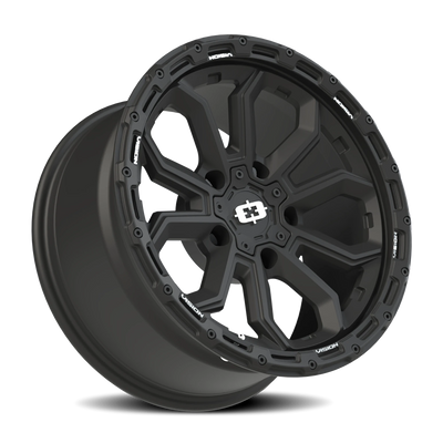 Vision Wheel 5-5 SB KORUPT - 5x5.0" Satin Black Wheel