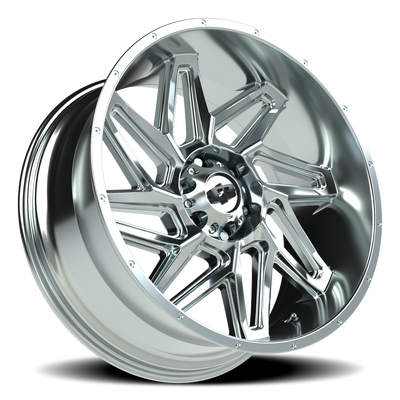 Vision Wheel 6-139.7 Chrome Spyder Automotive Wheel