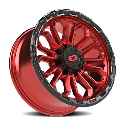 8x6.5" Gloss Black Vision Korupt Wheel