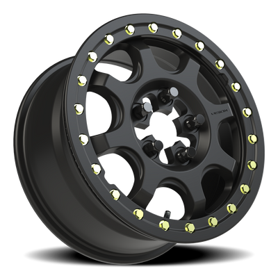 Vision Flow 5x4.5 Satin Black Wheel with Bearing