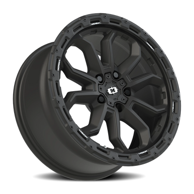 Vision Wheel 5-Lug 5.0" Satin Black KORUPT Wheel