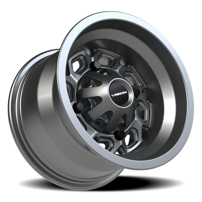 Vision Wheel 4-136 SPYDER Gunmetal Automotive Wheel