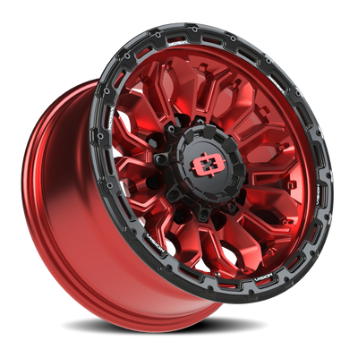 Vision Wheel 8-6.5 Bolt Pattern Gloss Black Lug Nut Wheel