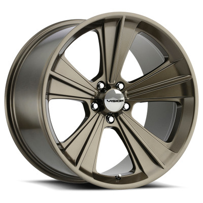 Vision Wheel 5x115mm Satin Black VIS Missile Automotive Wheel Rim
