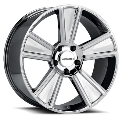 Vision Wheel 5-120/4.72 Chrome Stunner Wheel