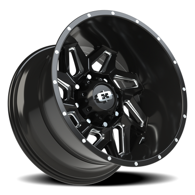 Vision Wheel 8-180 GBMS Spyder Gloss Black Machined Wheel
