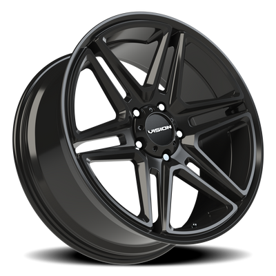 Vision Wheel 5x139.7mm Gloss Black VIS WEDGE Automotive Wheel