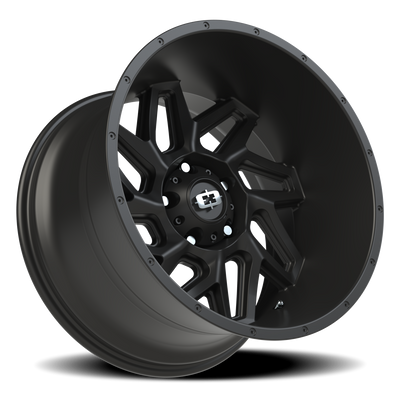 Vision Wheel 5x139.7 Spyder Satin Black Automotive Wheel Rim
