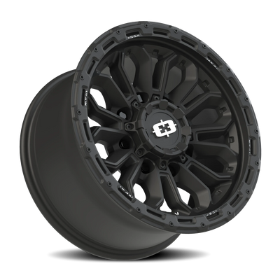 Vision Wheel 8-170 SB VIS KORUPT Satin Black 8-Lug Wheel