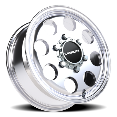 Vision Wheel 6-Lug Polished 139.7mm Bolt Circle Midway Rim