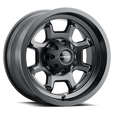Vision Wheel 4-136 MB Matte Black Matte Finish Automotive Wheel Rim