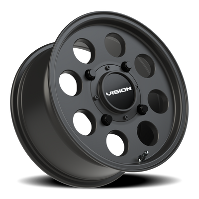 Vision Wheel 4-136 SB Midway Automotive Wheel – Satin Black Finish