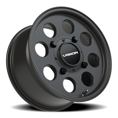 Vision Wheel 4-136 SB Midway Automotive Wheel – Satin Black Finish