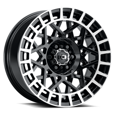 Vision Wheel 5-110 GBML Satin Black Machined Savage Automotive Wheel