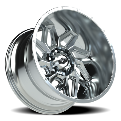 Vision Wheel 6-Lug 5.5-Inch Chrome Spyder Wheel Rim