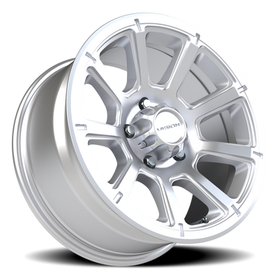 Vision Wheel 5x5.0 Turbine Automotive Wheel – Satin Black Finish