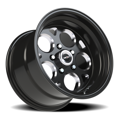 Vision Wheel 5x120.65/4.75 GBMS Gloss Black Machined Satin Automotive Rim