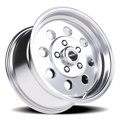 Vision Wheel 5x120.65/4.75 Polished Straight Lit Automotive Rim