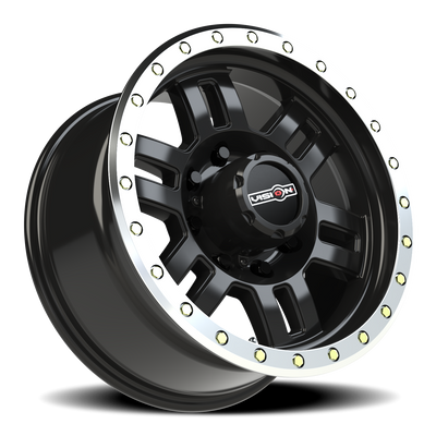 Vision Wheel 8-180 GBML Gloss Black Machined VOR MANX Automotive Wheel