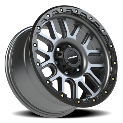 Vision Wheel 6x5.5" Gunmetal VOR Nemesis Wheel