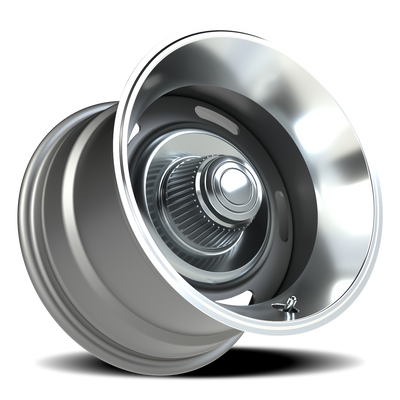 5x4.5" Silver Vision Rally Wheel