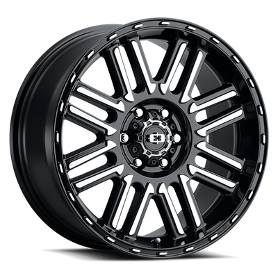 6-Lug 5.5" Vision Nexus Wheel – Gloss Black Machined Finish