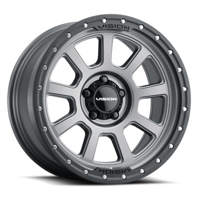 Vision Wheel 6x5.5 Satin Black OJOS Automotive Wheel