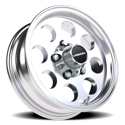 Vision Wheel Midway 5x4.5 Polished Automotive Wheel Rim