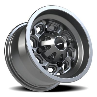 Vision Wheel SPYDER 4-110 Gunmetal Automotive Wheel