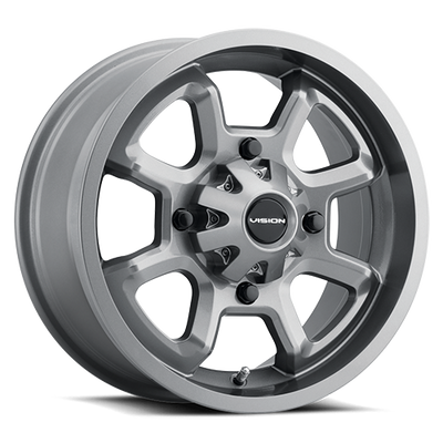 Vision Wheel 4-110 Gunmetal BOMB Automotive Wheel