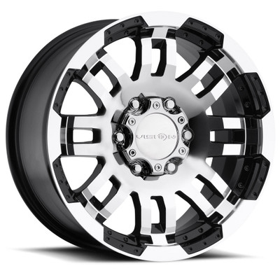 Vision 6x139.7mm Gloss Black Machined Face Wheel with Warranty