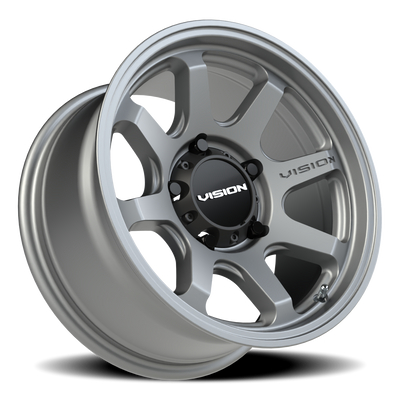 Vision Wheel 5x5.5 Satin Gunmetal Flow Automotive Wheel Rim