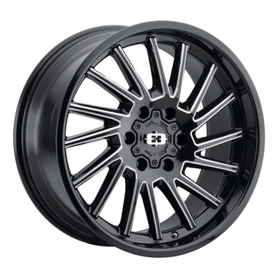 Vision Wheel 5-139.7 GBMS Rapier Gloss Black Machined Wheel