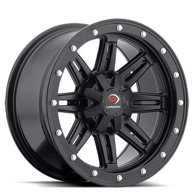 Vision Wheel 4-136 MB VIS FIVE FIFTY Matte Black Wheel