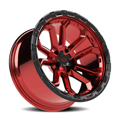 Vision Wheel 5x5 Gloss Black Lip Korupt Wheel