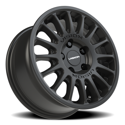 Vision Wheel 5-100 SB VIS MONACO Satin Black Automotive Wheel