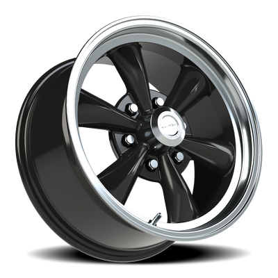 Vision Wheel Legend 5 6x5.5 Satin Black Machined Wheel