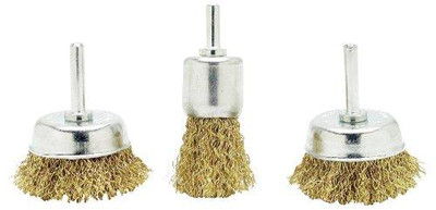 WILMAR WLM1462 Performance Tool 1462 Rotary Wire Brush Set, 3 Piece