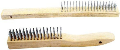 WILMAR WLM1450 2 pc Wood Handle Wire Brush