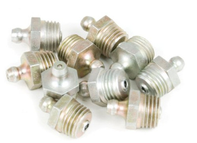 WILMAR WLMW54258 Performance Tool W54258 1/4" NPT Straight Grease Fitting, 10 Pack