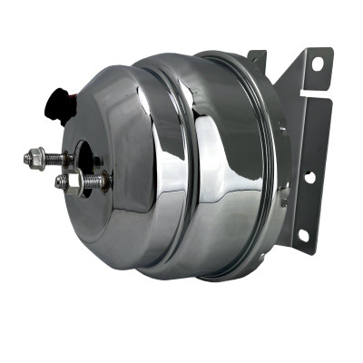 7387 CHEVY/GMC C10/K10 POWER BRAKE BOOSTER KIT 8IN DUAL CHROME