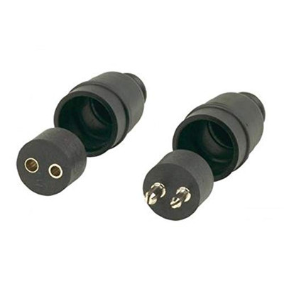 HUSKY TOWING 30258 CONNECTOR  2-PIN ROUND