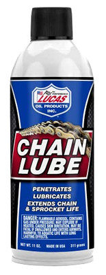 LUCAS OIL 10393 CHAIN LUBE AEROSOL/12X1/1 LUCAS OIL 10393 CHAIN LUBE AEROSOL/12X1/1