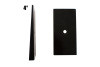 4 DEGREE LEAF SPRING SHIM BLACK POWDER COAT STEEL