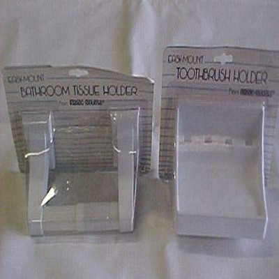 MAGIC MOUNTS 4584W BATH TISSUE HOLDER 1PK WH MAGIC MOUNTS 4584W BATH TISSUE HOLDER 1PK WH