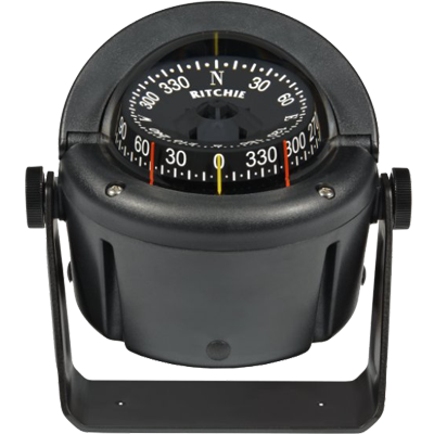 RITCHIE COMPASSES RITC-HB-741 Compass, Bracket Mount, 3.75 Combi, Blk
