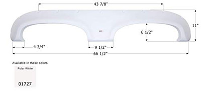 ICON 01727 KEYSTONE FENDER FS1727PW